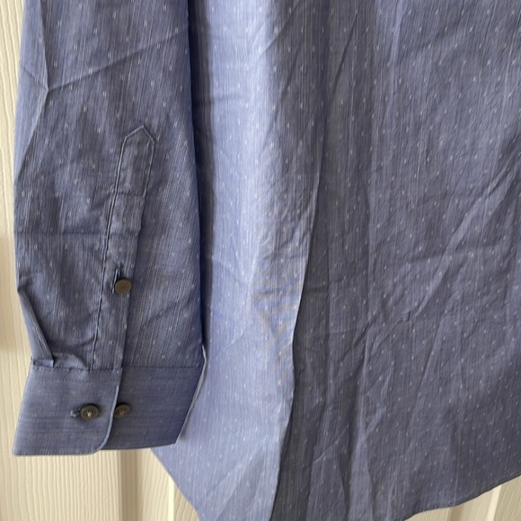 John Varvatos Blue Men’s Shirt size 16.5 L - Picture 5 of 6